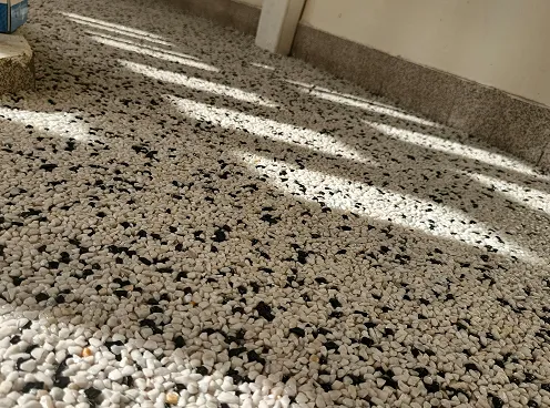 Sol décoratif en moquette de marbre