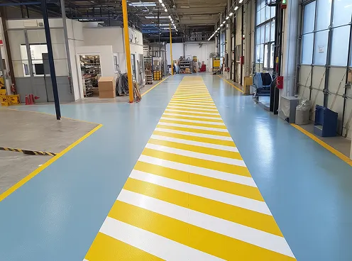 Marquage au sol industriel